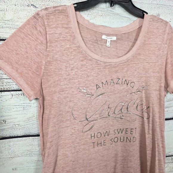 Maurices M Pink “Amazing Grace” Graphic Tee - Picture 4 of 8